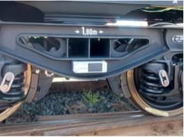 IQ Series Gateway device mounted on the bogie.